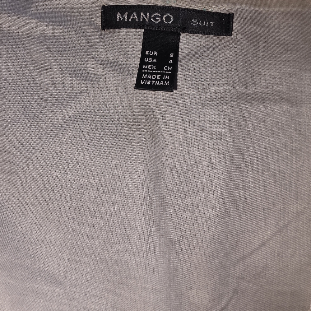 Mango Suit in Light Gray